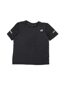 Russell Athletic Boys Black Active T-Shirt 6 - Picture 1 of 2