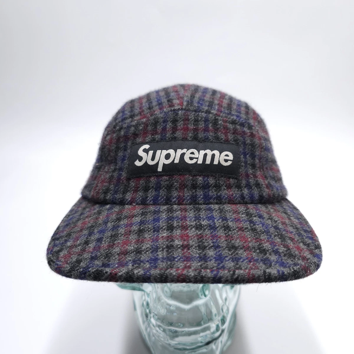 Supreme Plaid Camp Cap for sale - eBay