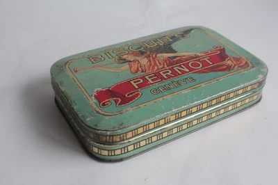 Boîte tôle lithographiée Biscuits Pernot (69792) - Photo 1/4