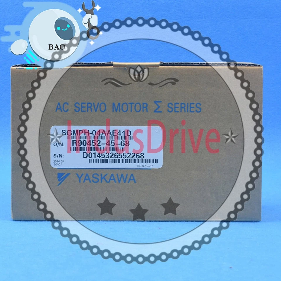 1PCS New in box Yaskawa Servo Motor SGMPH-04AAE41D - Image 1 of 1