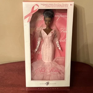 2006 Barbie Collector pink label Pink Ribbon Rare African-American Mattel K7813 - Picture 1 of 5
