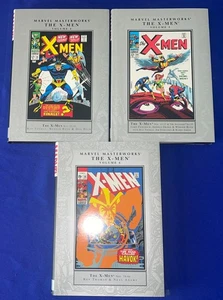 LOT-(3) Marvel COMIC Masterwork X-Men Vol.4-6 HC BOOK Hardcover 5 VF+ Roy Thomas - Picture 1 of 5