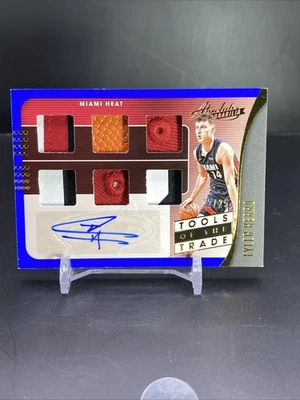 2019 Panini Absolute Basketball Tyler Herro Blue Tools Of The Trade RPA /25 RC - Image 1 of 4