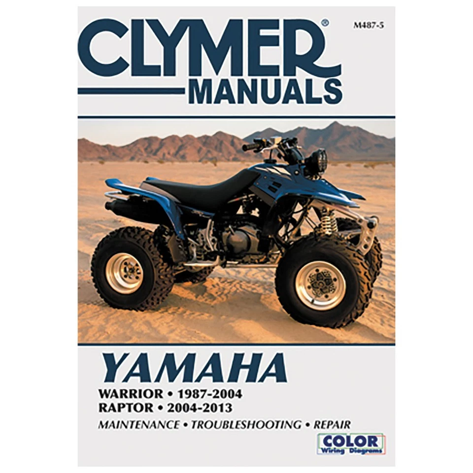 Clymer Repair Service Manual For YAMAHA WARRIOR 350 1987-2004 M4875 - Image 1 of 1