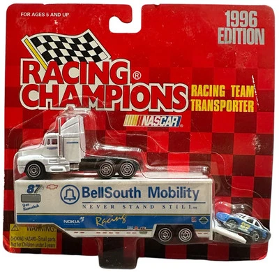 Transportador NASCAR 1996 edición Racing Champions Joe Nemechek #87 escala 1:87 Foto 1 de 2