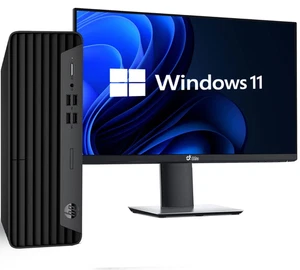 HP 800 G6 Desktop PC Intel Core i5-10thG, 16GB RAM, 512GB SSD, 22" in Win 11 Pro - Bild 1 von 8