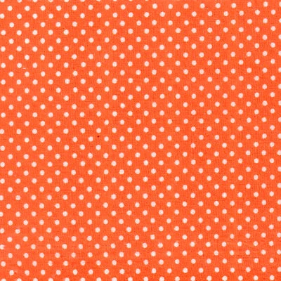 POLYCOTTON CLOTH DRESS SHIRTS FABRIC 2mm MINI PIN WHITE POLKA DOT DOTTY SPOT 44" - Image 1 of 4