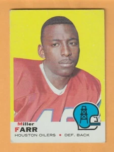 Miller Farr Houston Oilers 1969 Topps #50 Wichita State Shockers Beaumont Texas - Imagen 1 de 2