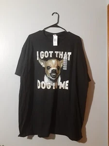 Camiseta Fruit Of The Loom Nueva con Etiquetas Gráfico de Perro Manga Corta Negra Talla 2X Informal  - Imagen 1 de 6