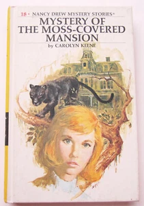 Nancy Drew Mystery Moss-Covered Mansion 1986 Printing HC Book 18 Double Oval 80s - Picture 1 of 5