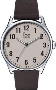 Ice-Watch Ice time  Dark Brown Beige Large (41 mm) Uhr Leder  NEU/ungetragen - Bild 1 von 4