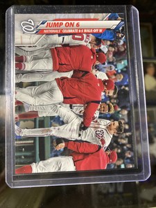 2020 Topps Update #U-3 Jump On 6 - Nationals Celebrate 6-5 Walk-off Win