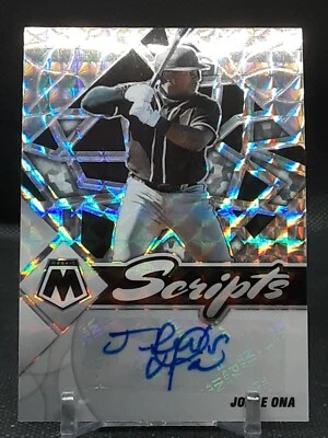 JORGE ONA 2022 MOSAIC SCRIPTS AUTO PADRES (CREASED)  - Image 1 of 2