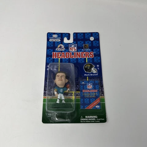 NFL Headliners Mark Brunell 3 Inch Figure Jacksonville Jaguars 1997 Corinthian Cover