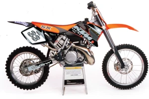 Kit gráfico KTM SX 125 250 SX125 SX250 G-1 OAGFX 2001-2002 - Pro Ed gris - Imagen 1 de 2