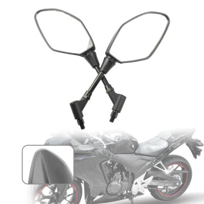1pair Motorcycle Rearview Side Mirror Left&Right Fits For FZ07 MT-07 2014-2017 - Image 1 of 4