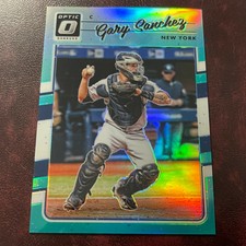 2017 Panini Donruss Optic Set GARY SANCHEZ AQUA PARALLEL Serial #164/299 YANKEES