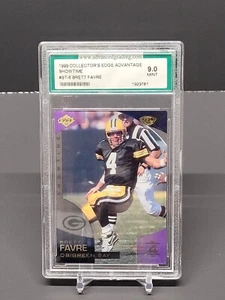 Collectors Edge Brett Favre Showtime 1999/500 grado 9,0 AGS - Imagen 1 de 2