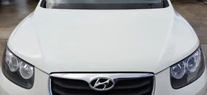 Hyundai Santa Fe Mk2 FL 2010-2012 Front Bonnet Hood Panel with Hinges White 3M - Picture 1 of 15