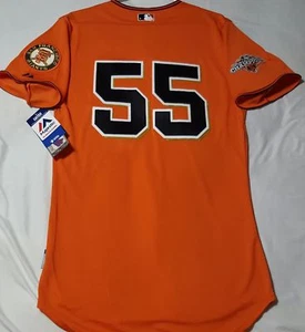 Authentic MAJESTIC, 60 4XL, San Francisco Giants, TIM LINCECUM COOL BASE JERSEY - Picture 1 of 7