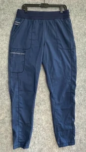 Cherokee Revolution Womens Scrub Pants M TALL Navy Technical Jogger Nurse Doctor - Imagen 1 de 11