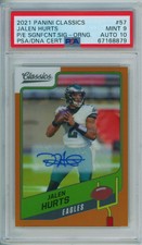 2021 Panini Classics JALEN HURTS Significant Signatures Auto /3 PSA 9 POP 1!