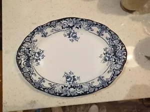 Large J H W & Sons Hanley Belmont Agean Platter 15.5" Kc - Picture 1 of 12
