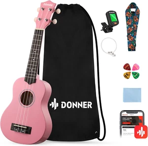 Ukulele soprano 21" para principiantes, kit con lecciones y funda. - Picture 1 of 12