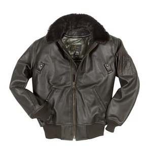 Cockpit USA B-15 Leather Flight Jacket With Removable Liner Black,Brown Z27H02 - Picture 1 of 11