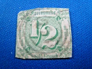 GERMAN STATES STAMPS - 1859 THURN & TAXIS ND - SCOTT # 9 - USED - Picture 1 of 3