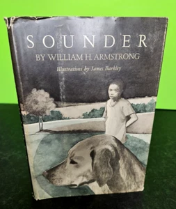 SOUNDER by William Armstrong - 1969 Harper & Row Hardcover Dust Jacket, Newberry - Picture 1 of 16