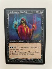 MTG FOIL INVASION NIGHTSCAPE MASTER NM MAGIC THE GATHERING CREATURE RARE BLACK