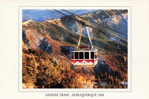 Sandia Tram, Albuquerque, New Mexico Oversized Vintage Chrome PC - Picture 1 of 2