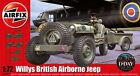 Airfix 1/72 Willys British Airborne Jeep # 02339 - Plastic Model Kit