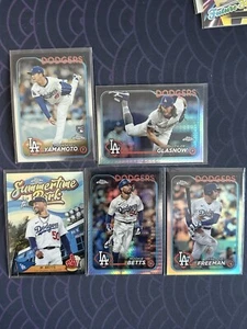 Mookie Betts 2024 Topps Chrome X-Fractor Refractor LA Dodgers Freddie Freeman - Picture 1 of 8