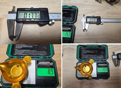 Sample pack of swaged soft lead round ball pellets .177 .22 cal 75 ea 150 total - Image 1 of 3