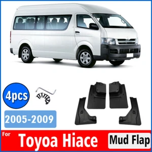 Mud Flaps Splash Guards Fender For Toyota Hiace 7 Seats 05- 4Pcs Side Mud Guards - Picture 1 of 10