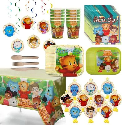 Daniel Tiger's Neighborhood Party In A Box Serves 10 Birthday Decor Mighty Mojo - Image 1 of 4