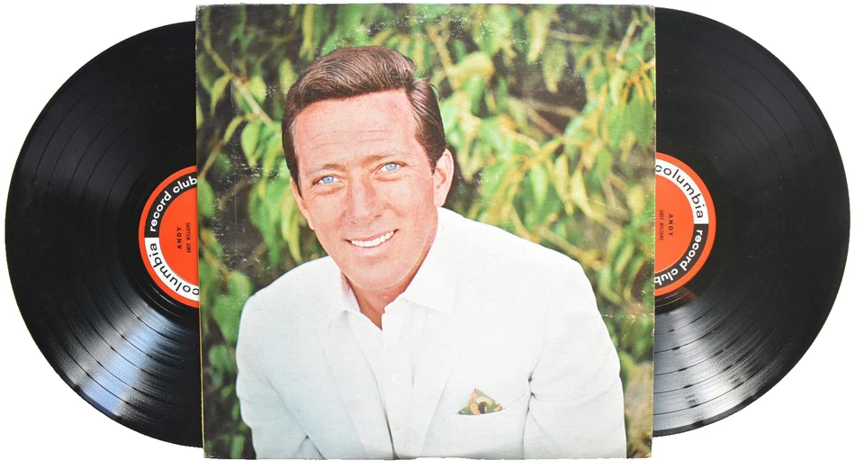 ANDY WILLIAMS SELF TITLED VINYL DOUBLE 2LP RECORD JAZZ EASY LISTENING 1970s - Image 1 of 4