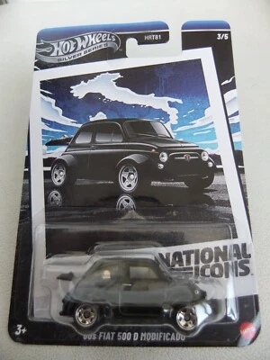 HOT WHEELS 2025 SILVER SERIES '60S FIAT 500 D MODIFICADO 3/5 NUOVO BLISTERATO - Immagine 1 di 4