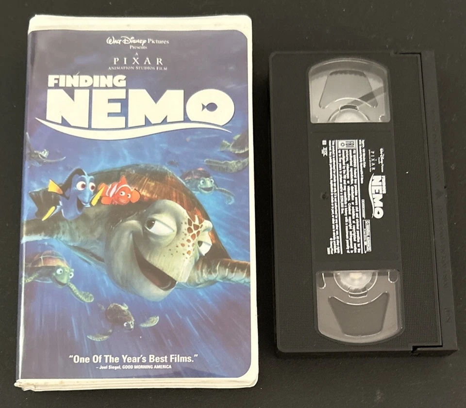 Finding NEMO Disney/Pixar VHS Tape Cartoon In Clamshell Case (2001 Used) - Image 1 of 4