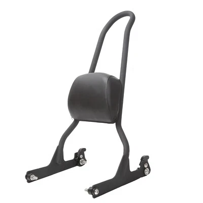Detachable Tall Sissy Bar Upright Backrest Pad For Harley Softail 06-17 Fat Boy - Image 1 of 4