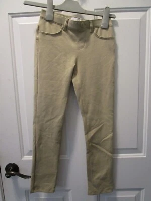 THE CHILDREN'S PLACE GIRLS UNIFORM STRETCH SKINNY CHINO PANTS IN SANDY  SIZE 8 - Image 1 of 2