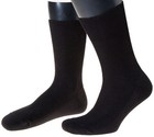 Blaue Woll-Socken, fein, Made in Germany 100% Schurwolle im 3er Pack, marine