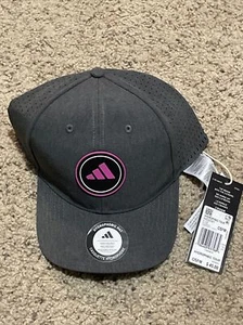 Adidas HYDROPHBIC TOUR Adjustable Golf Tennis Running Baseball Cap Hat Gray -NEW - Picture 1 of 3