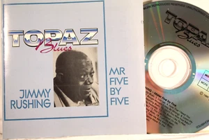 JIMMY RUSHING "MR FIVE BY FIVE" (CD Topaz Blues) 22 Tracks VG Cond Ships Free - Picture 1 of 4