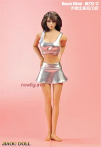 MUÑECA JIAOU 1:6 JO22X-12 Plateada Bikini Lencería Ropa F 12" Mujer PH TBL Cuerpo - Imagen 1 de 6