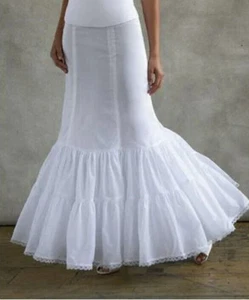 David's Bridal #550 Wedding Dress 4 Mermaid  Silhouette Slip Crinoline Petticoat - Picture 1 of 7