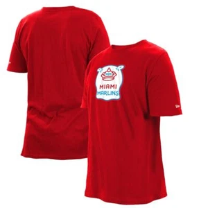 New Era Red MLB Miami Marlins City Connect T-Shirt (12738772) - Picture 1 of 5