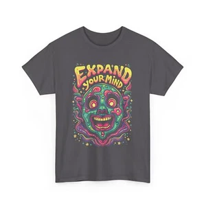 Camiseta psicodélica "Expande tu mente" - Camiseta gráfica artística colorida y divertida - Imagen 1 de 5
